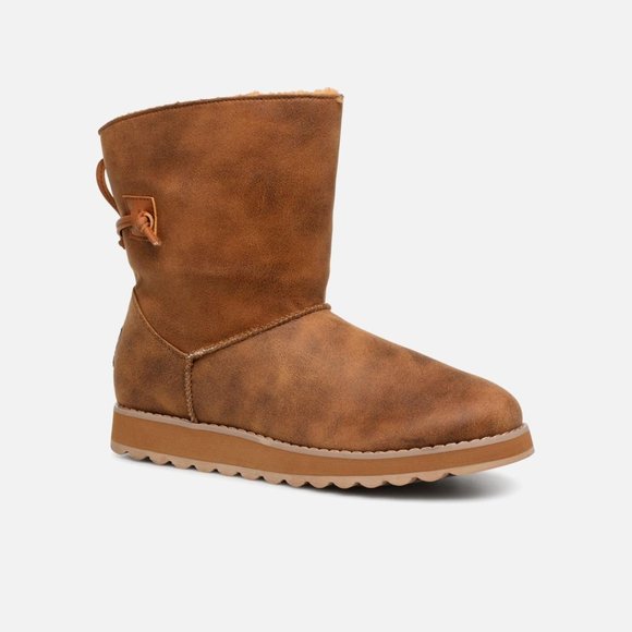 Skechers Keepsakes Hearth Brown Winter Boots - Picture 2 of 4